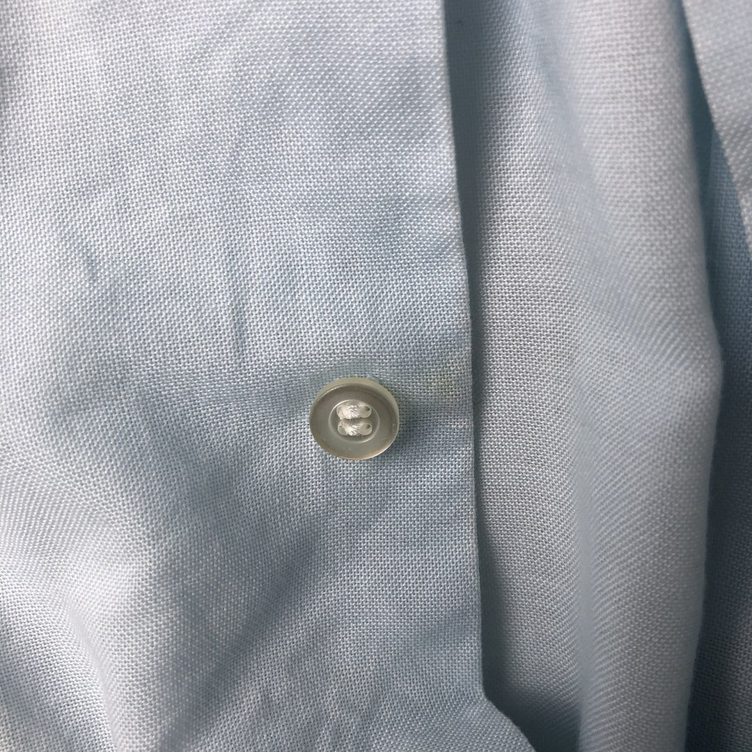 LA CUBANITA Wide Collar Short Sleeve Cuban Shirt Box Shirt Men's Size L polyester Blue type light blue Vintage Second Hand