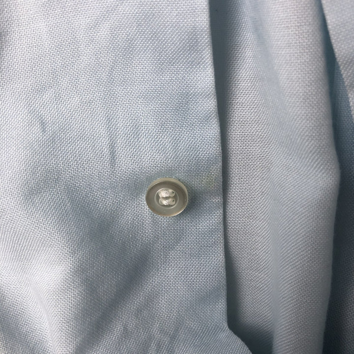 LA CUBANITA Wide Collar Short Sleeve Cuban Shirt Box Shirt Men's Size L polyester Blue type light blue Vintage Second Hand