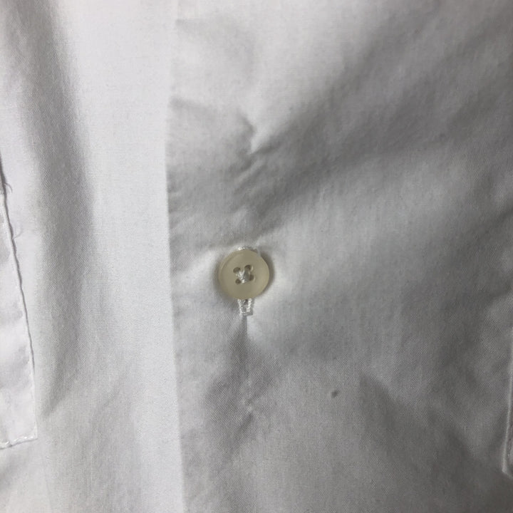 MAXIMOS YUCATAN Open Collar Short Sleeve Cuban Shirt Box Shirt Men's S Size polyester white type Vintage Second Hand