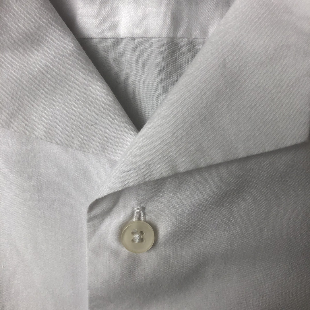 MAXIMOS YUCATAN Open Collar Short Sleeve Cuban Shirt Box Shirt Men's S Size polyester white type Vintage Second Hand