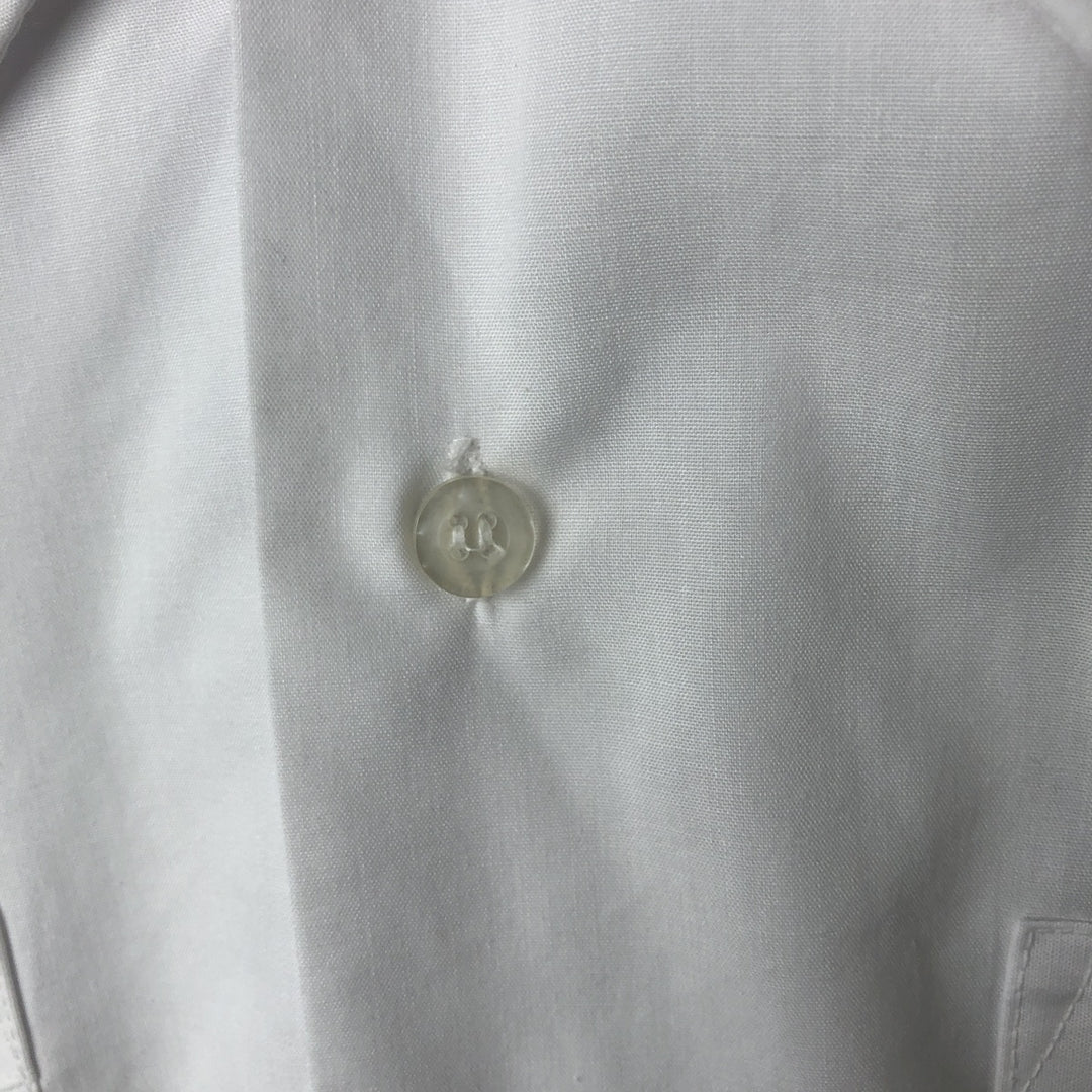 80'S ROMANI Short Sleeve Cuban Shirt Box Shirt Men's S Size Vintage polyester white type Vintage Second Hand