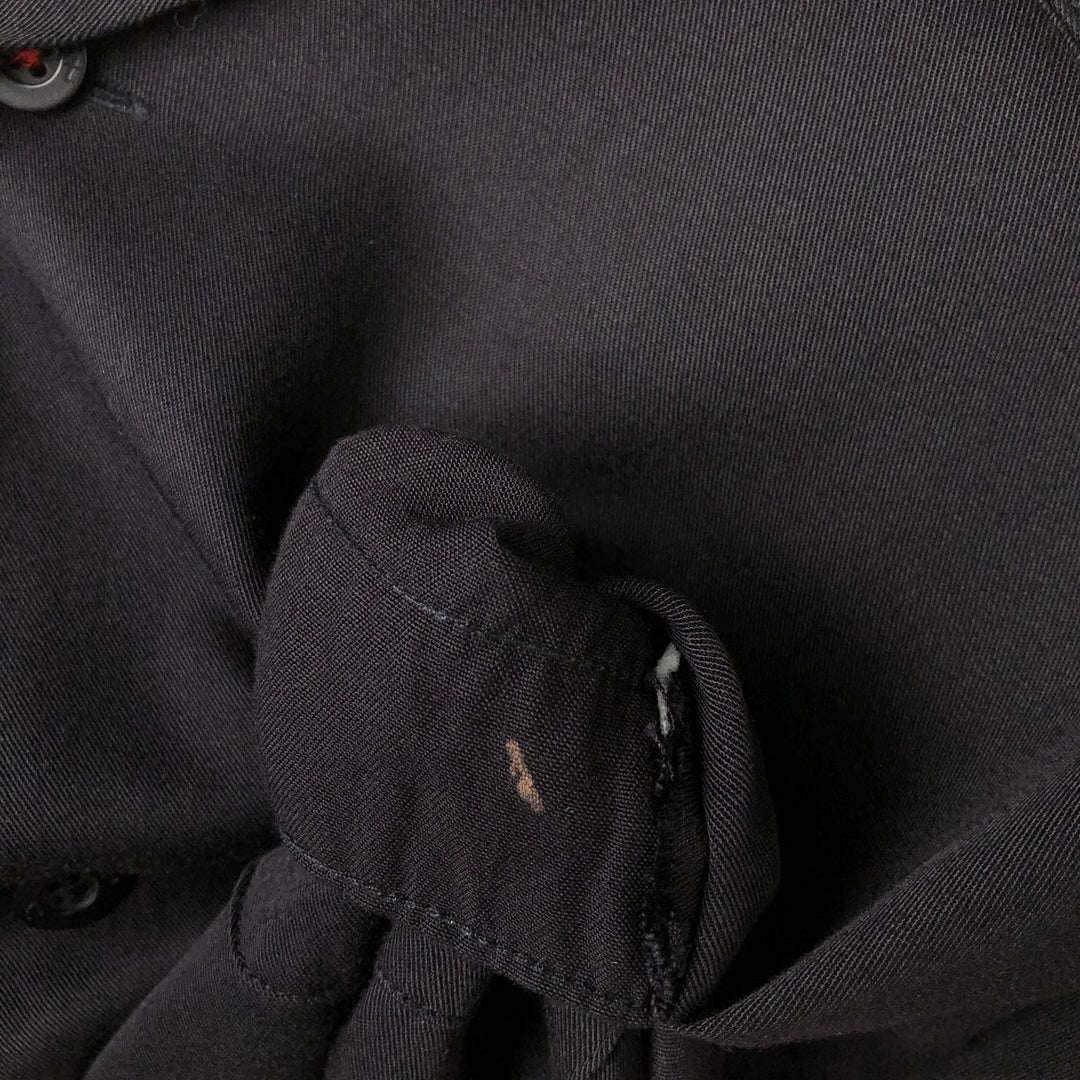 NXT Open Collar Box Shirt, Short Sleeve Bowling Shirt, Men's Size L Rayon black type Vintage Second Hand