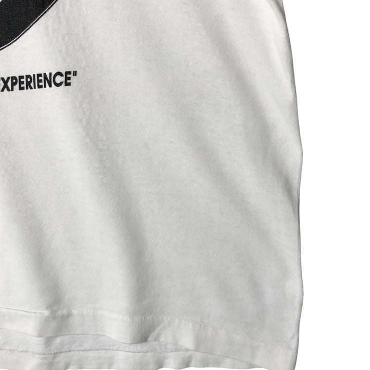 Fraternity Parody College T-Shirt Men's L Size Vintage unclear white type Vintage Second Hand