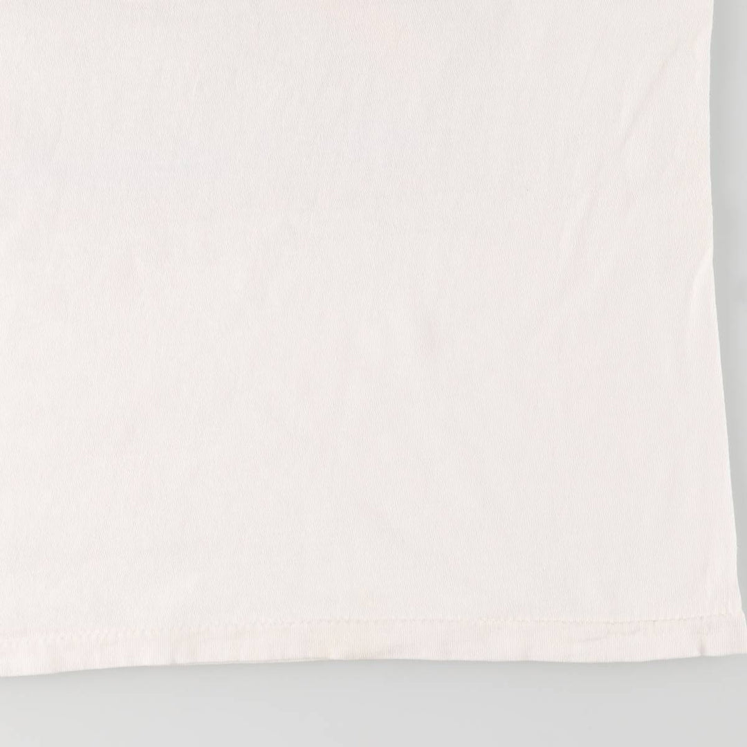 Jansport Sports Print T-shirt Made in USA Men's M size cotton white type Vintage Second Hand