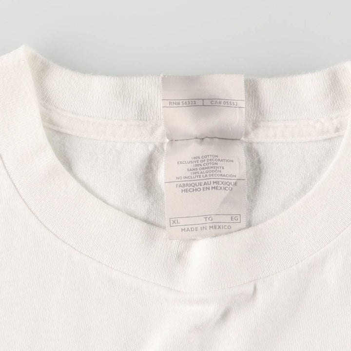Nike NIKE printed T-shirt Men's XL size cotton white type Vintage Second Hand