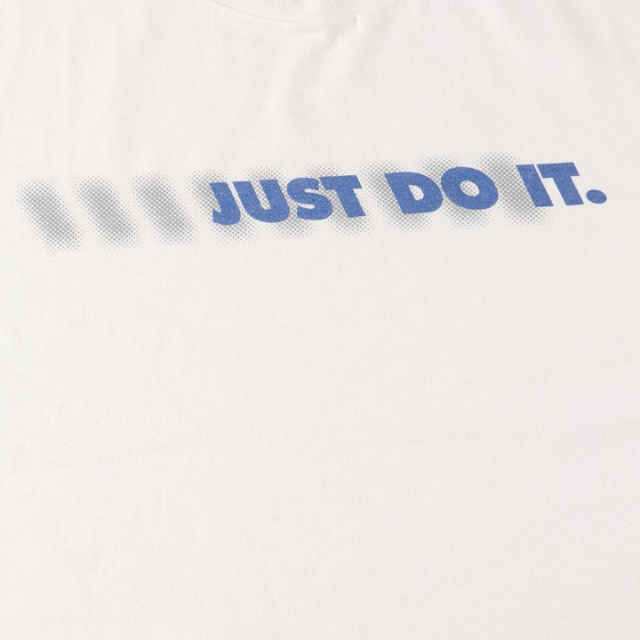 Nike NIKE printed T-shirt Men's XL size cotton white type Vintage Second Hand