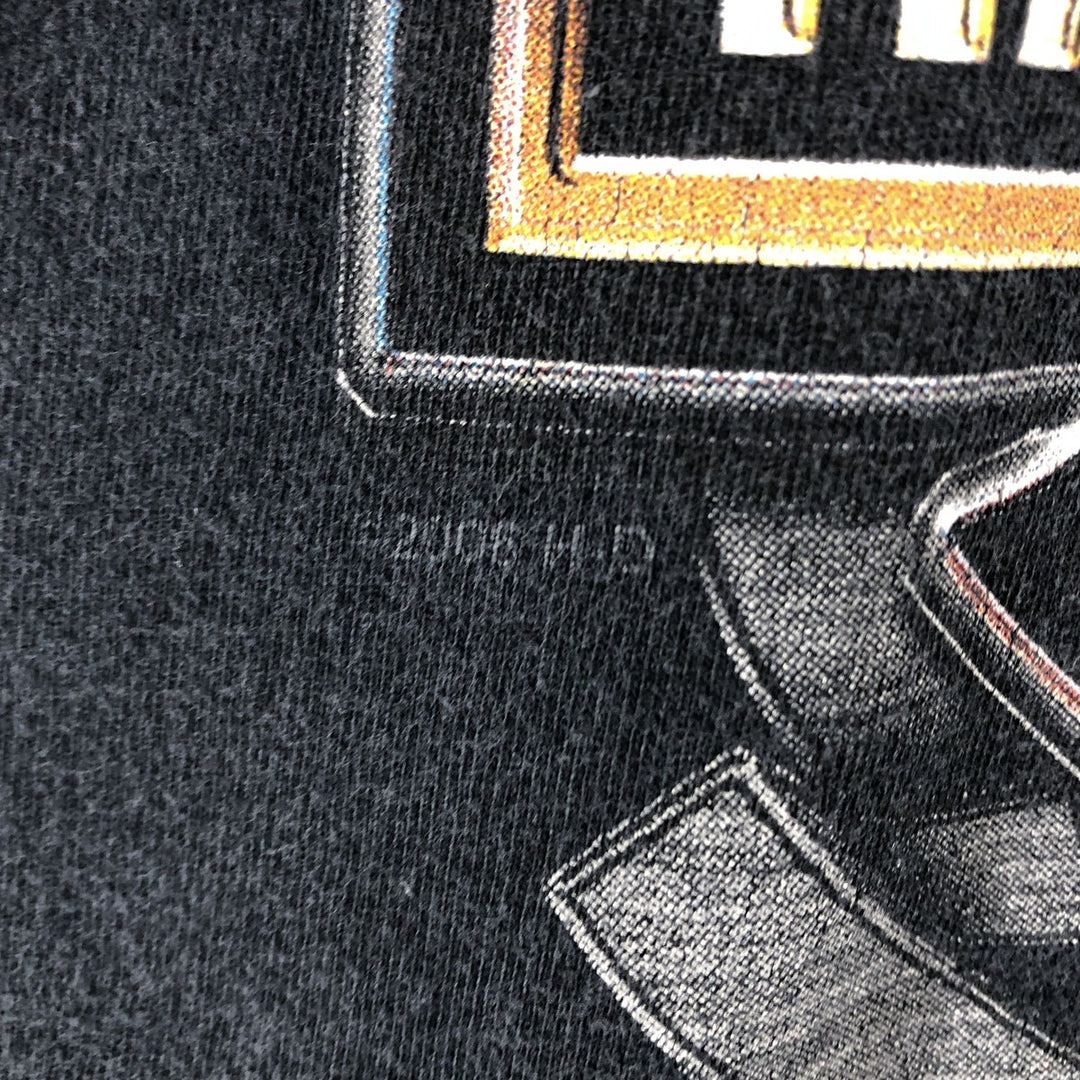 00'S Harley-Davidson Motorcycle Bike T-shirt Made in USA Men's XXL cotton black type Vintage Second Hand