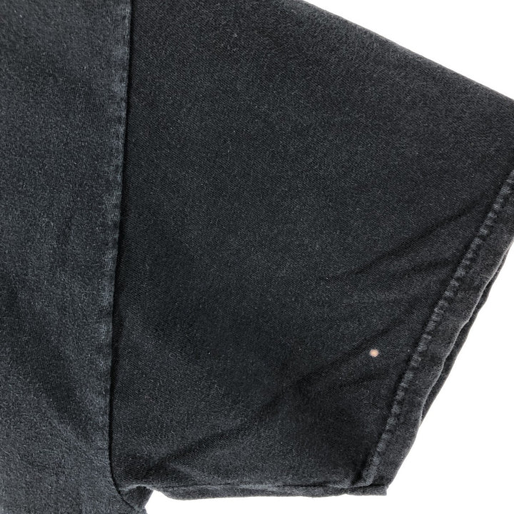 00'S Harley-Davidson Motorcycle Bike T-shirt Made in USA Men's XXL cotton black type Vintage Second Hand