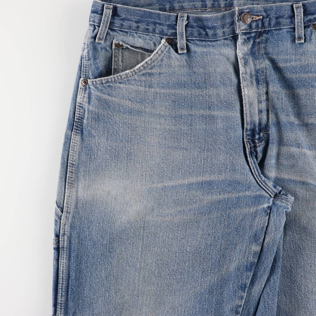 Dickies denim painter pants for men, equivalent to w36 unknown blue type Vintage Second Hand