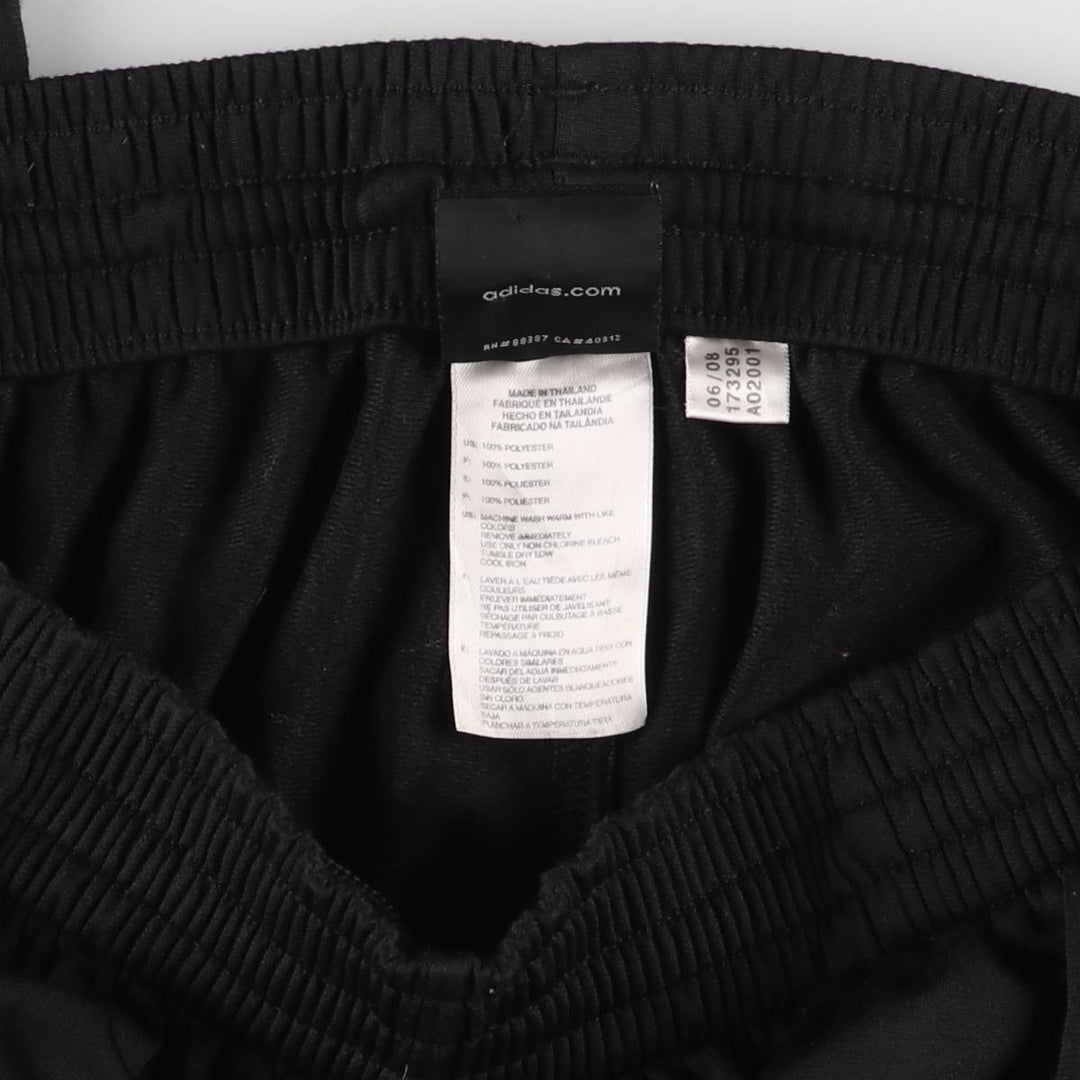 00'S adidas jersey pants track pants men's size L polyester black type Vintage Second Hand