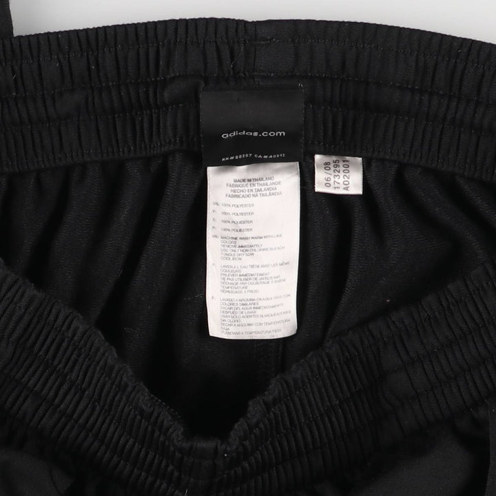 00'S adidas jersey pants track pants men's size L polyester black type Vintage Second Hand