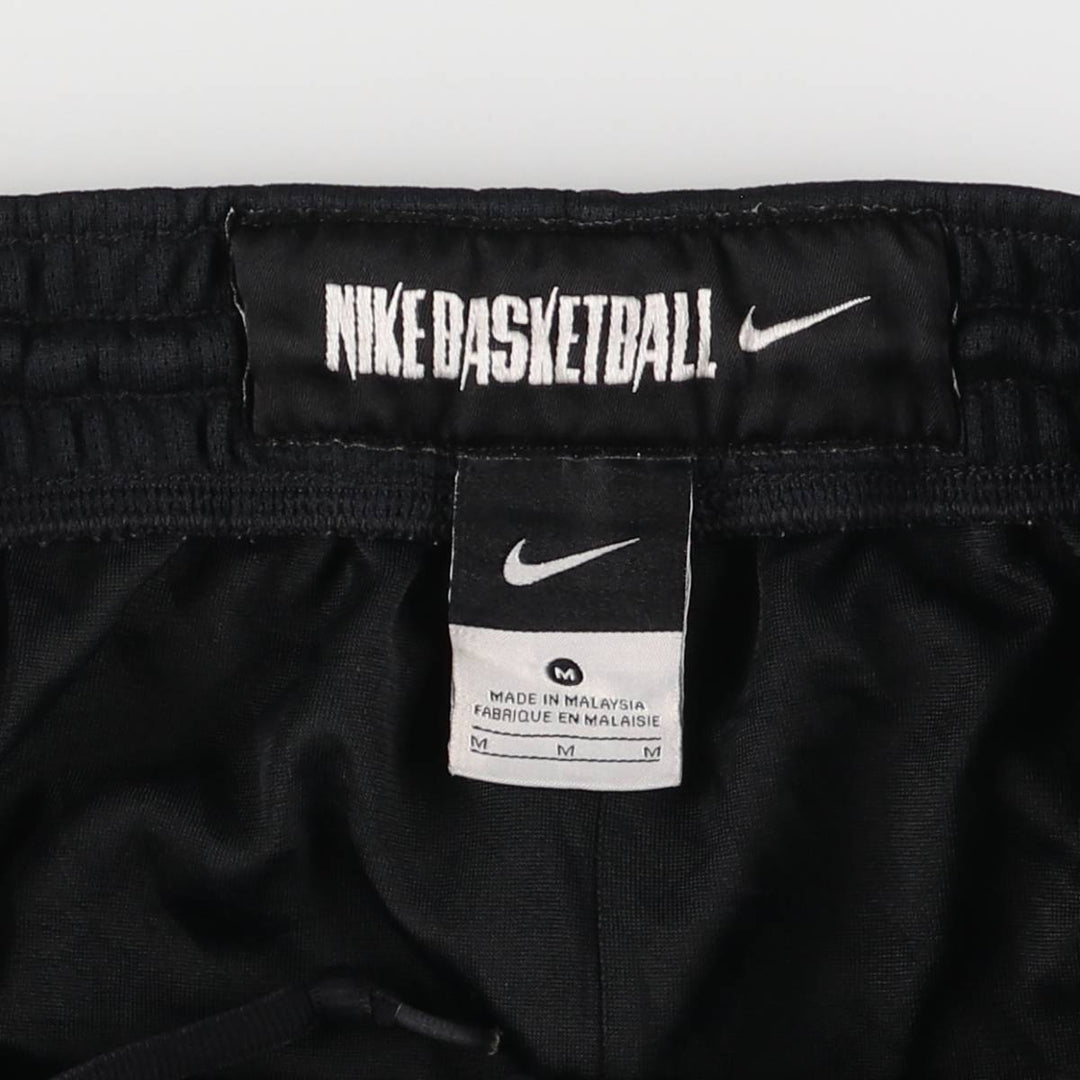 Nike BASKETBALL Jersey Pants, Track Pants, Men's M Size polyester black type Vintage Second Hand