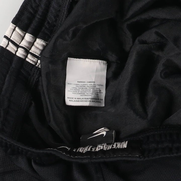 Nike BASKETBALL Jersey Pants, Track Pants, Men's M Size polyester black type Vintage Second Hand