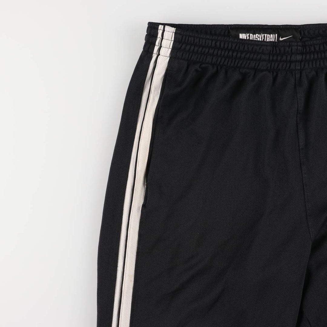 Nike BASKETBALL Jersey Pants, Track Pants, Men's M Size polyester black type Vintage Second Hand