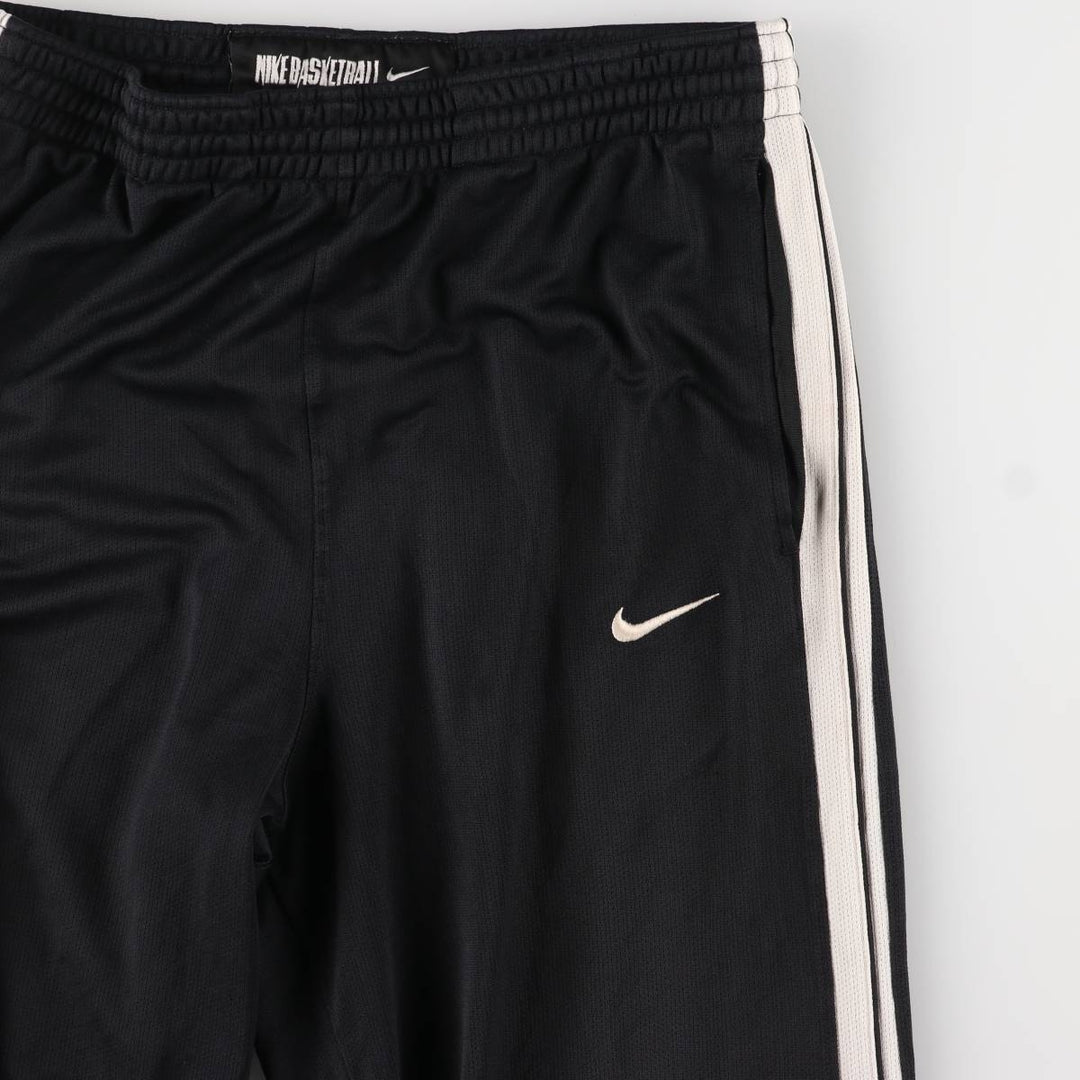 Nike BASKETBALL Jersey Pants, Track Pants, Men's M Size polyester black type Vintage Second Hand