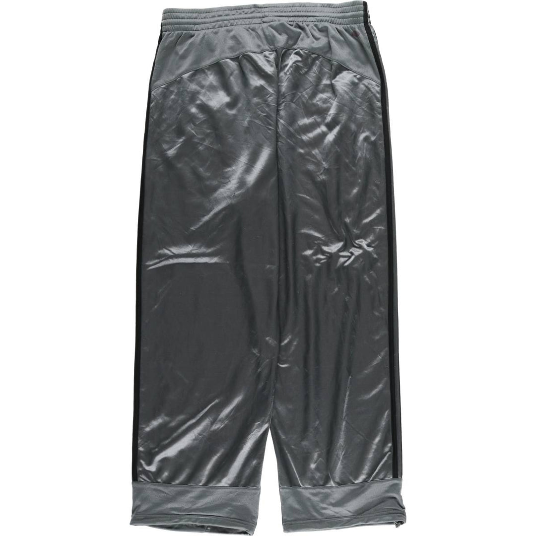 00'S Adidas CLIMA365 Jersey Pants Track Pants Men's L size polyester Silver type Vintage Second Hand