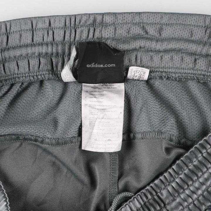 00'S Adidas CLIMA365 Jersey Pants Track Pants Men's L size polyester Silver type Vintage Second Hand