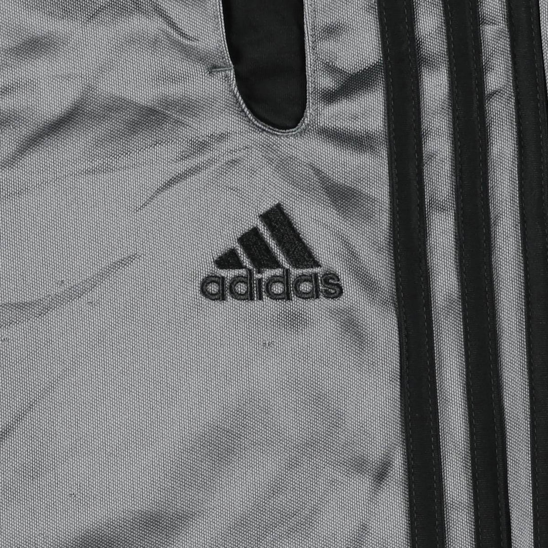 00'S Adidas CLIMA365 Jersey Pants Track Pants Men's L size polyester Silver type Vintage Second Hand
