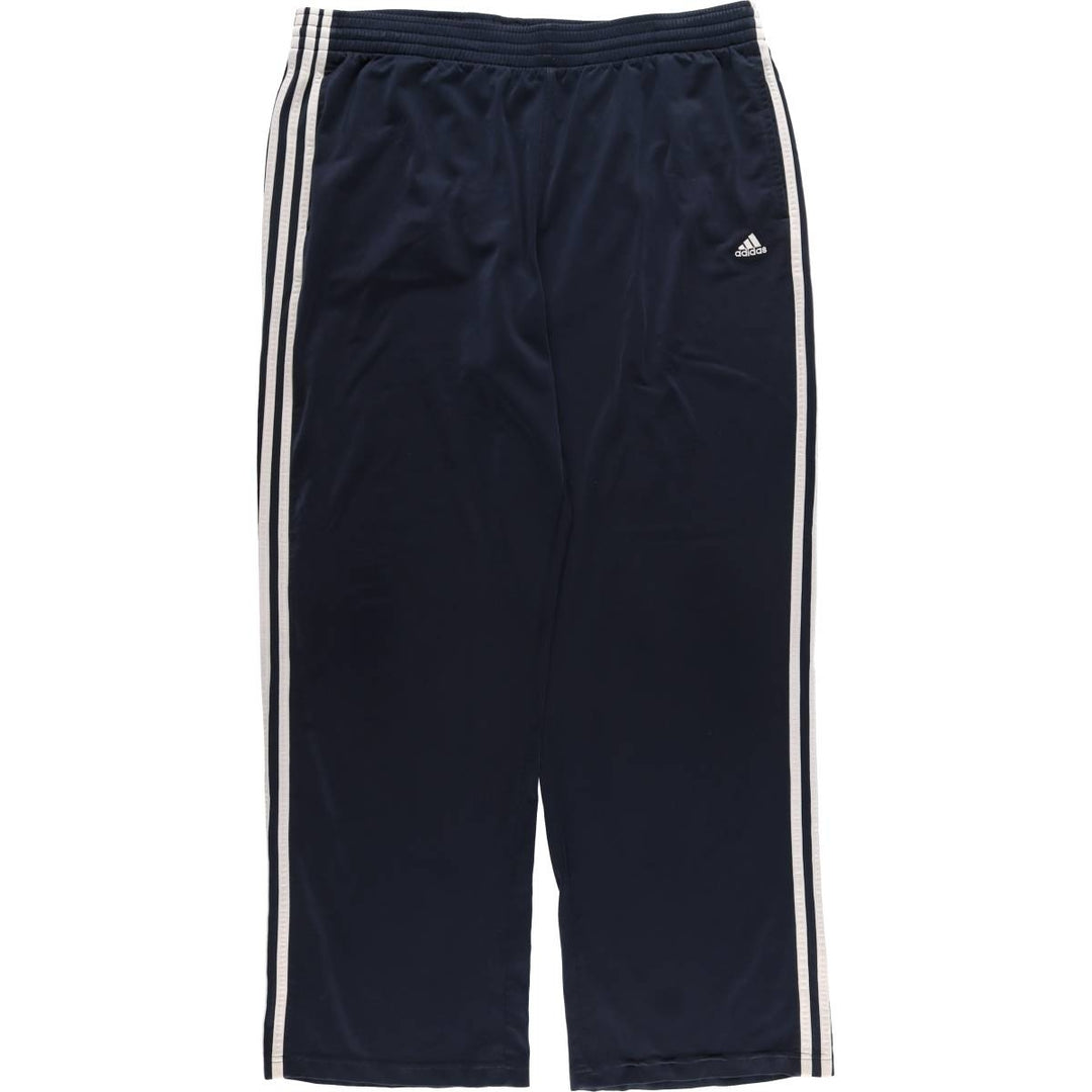 00'S adidas jersey pants track pants men's XL size polyester navy blue type Vintage Second Hand