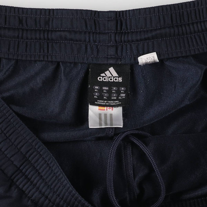 00'S adidas jersey pants track pants men's XL size polyester navy blue type Vintage Second Hand