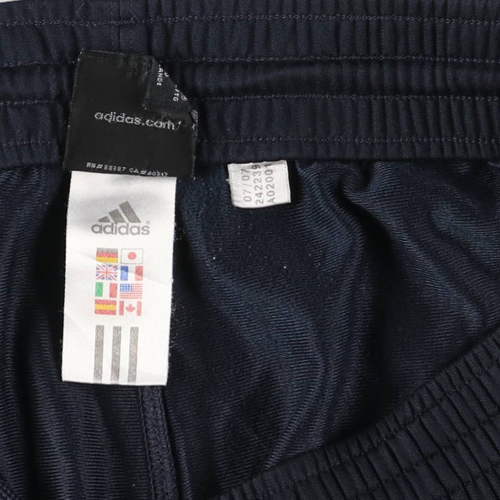 00'S adidas jersey pants track pants men's XL size polyester navy blue type Vintage Second Hand