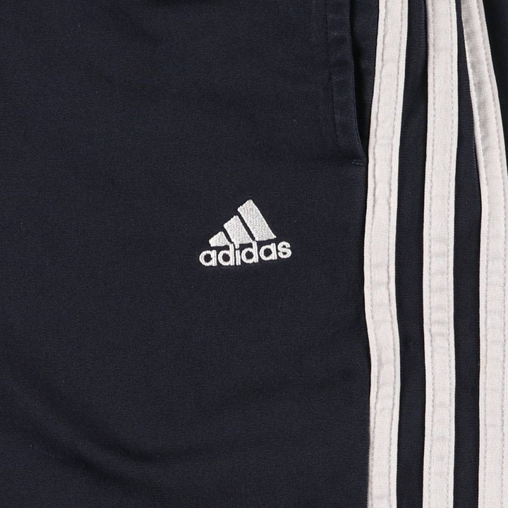 00'S adidas jersey pants track pants men's XL size polyester navy blue type Vintage Second Hand