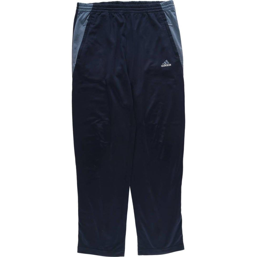 00'S adidas jersey pants track pants men's size M polyester navy blue type Vintage Second Hand