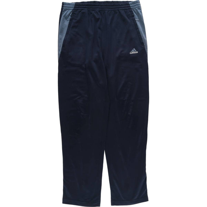 00'S adidas jersey pants track pants men's size M polyester navy blue type Vintage Second Hand