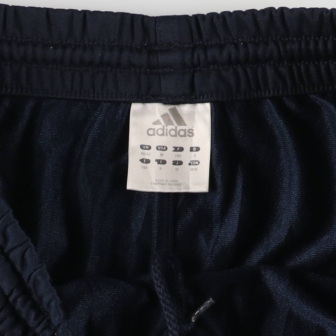 00'S adidas jersey pants track pants men's size M polyester navy blue type Vintage Second Hand