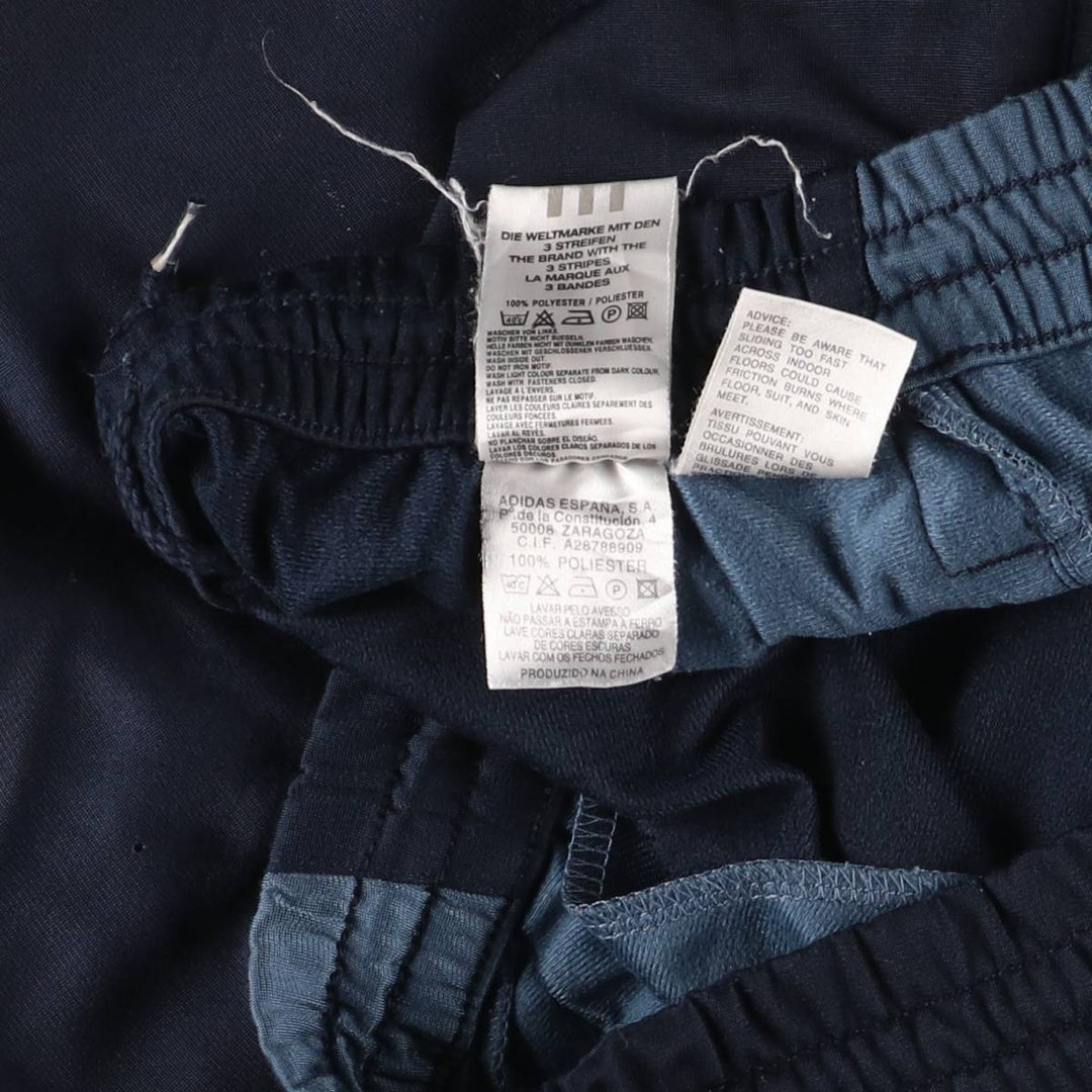 00'S adidas jersey pants track pants men's size M polyester navy blue type Vintage Second Hand