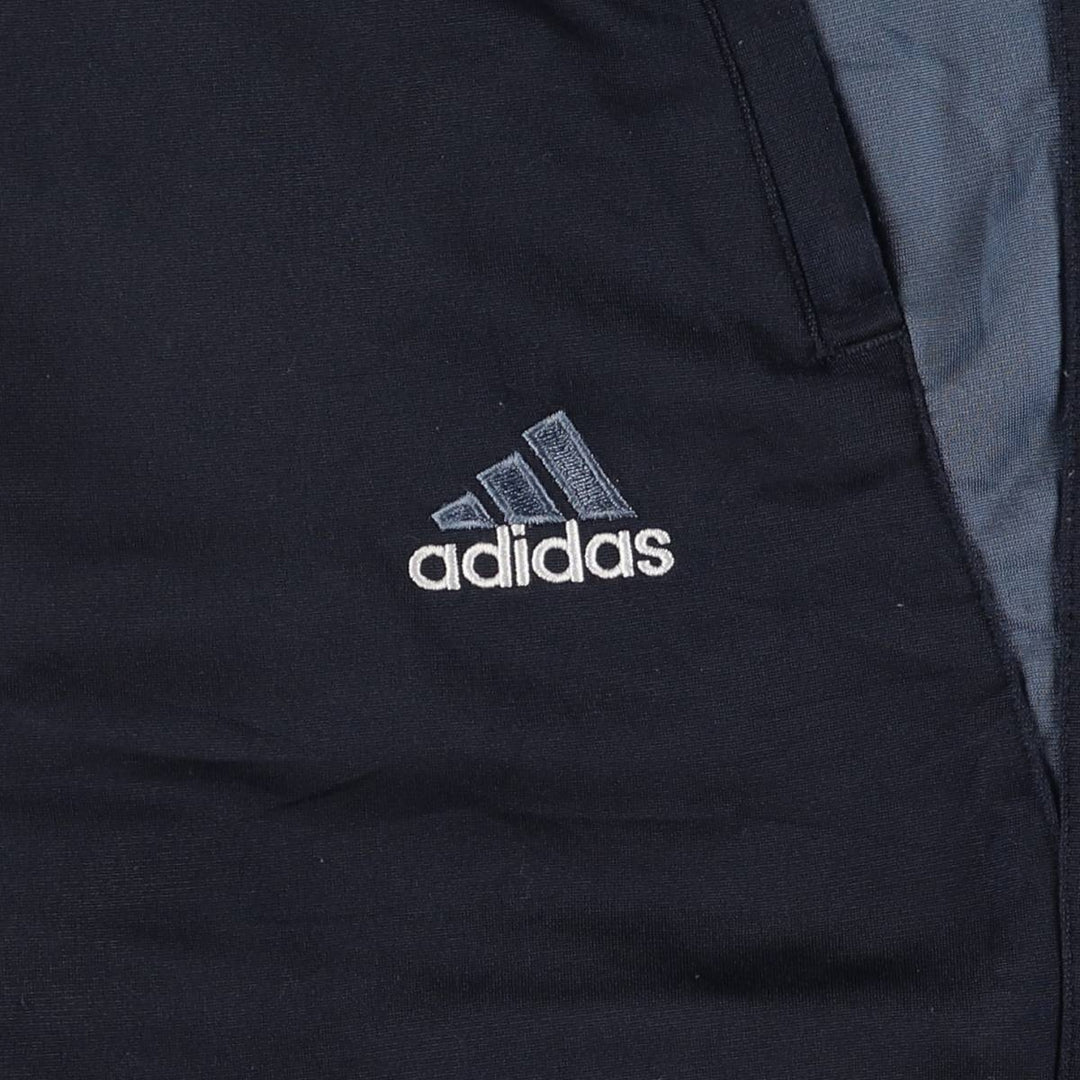 00'S adidas jersey pants track pants men's size M polyester navy blue type Vintage Second Hand