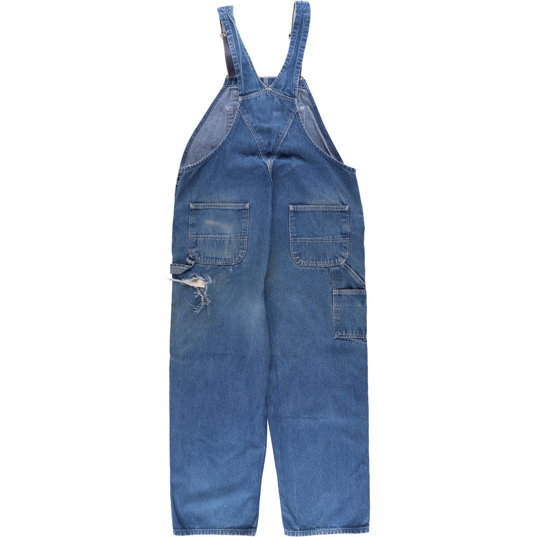 Big size Carhartt denim overalls for men, equivalent to w43 cotton blue type Vintage Second Hand
