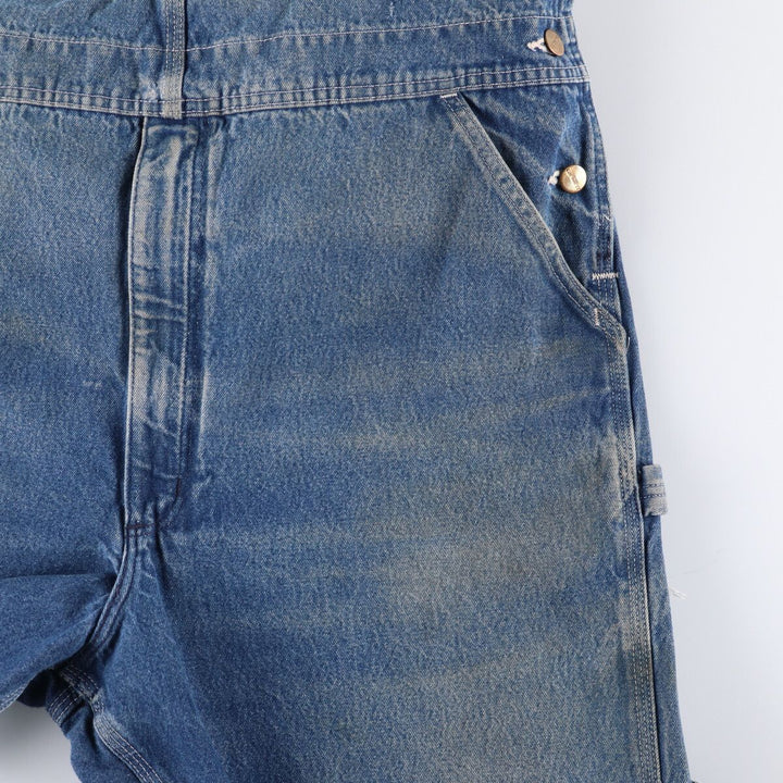 Big size Carhartt denim overalls for men, equivalent to w43 cotton blue type Vintage Second Hand