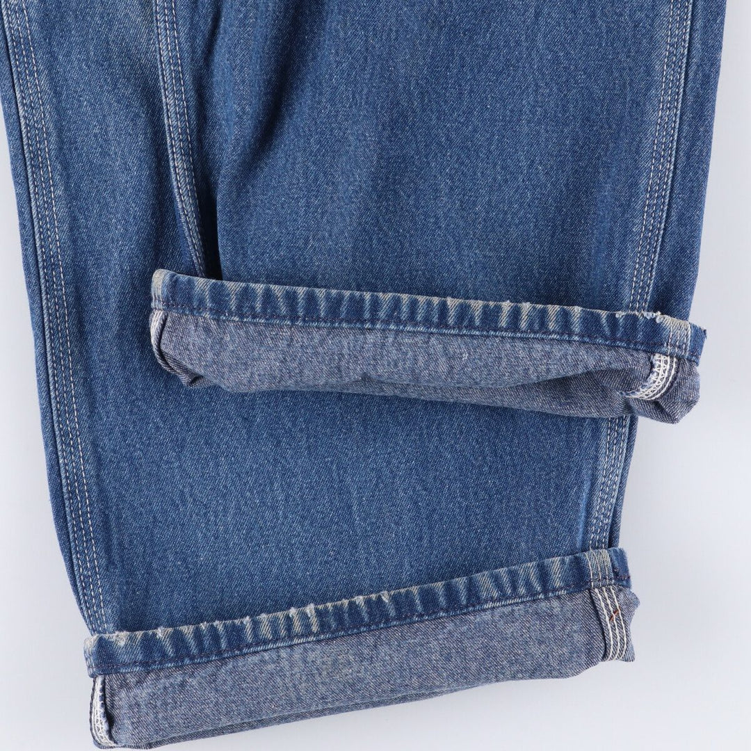 Big size Carhartt denim overalls for men, equivalent to w43 cotton blue type Vintage Second Hand