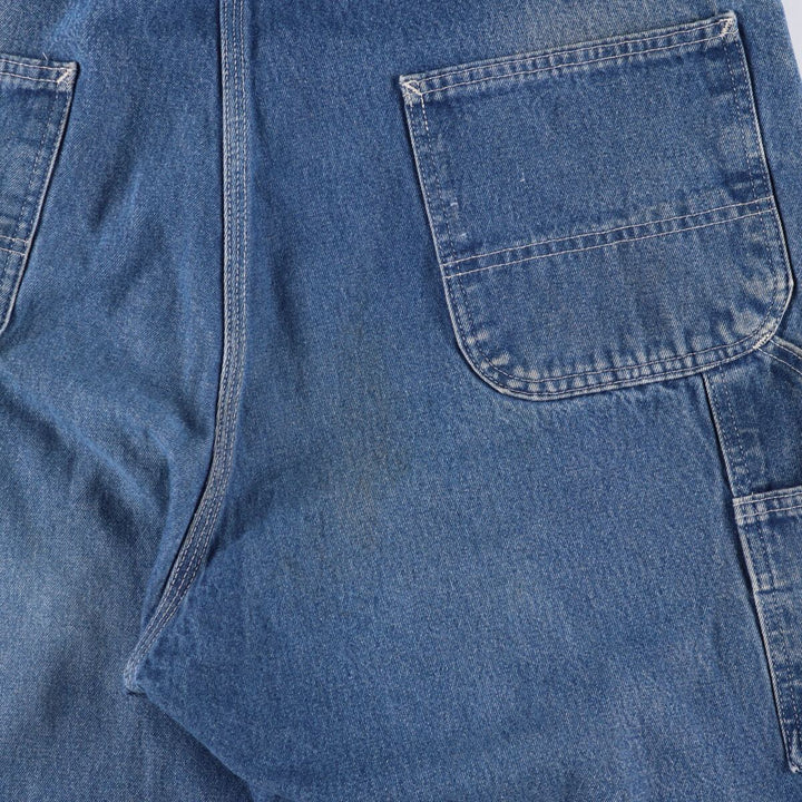 Big size Carhartt denim overalls for men, equivalent to w43 cotton blue type Vintage Second Hand