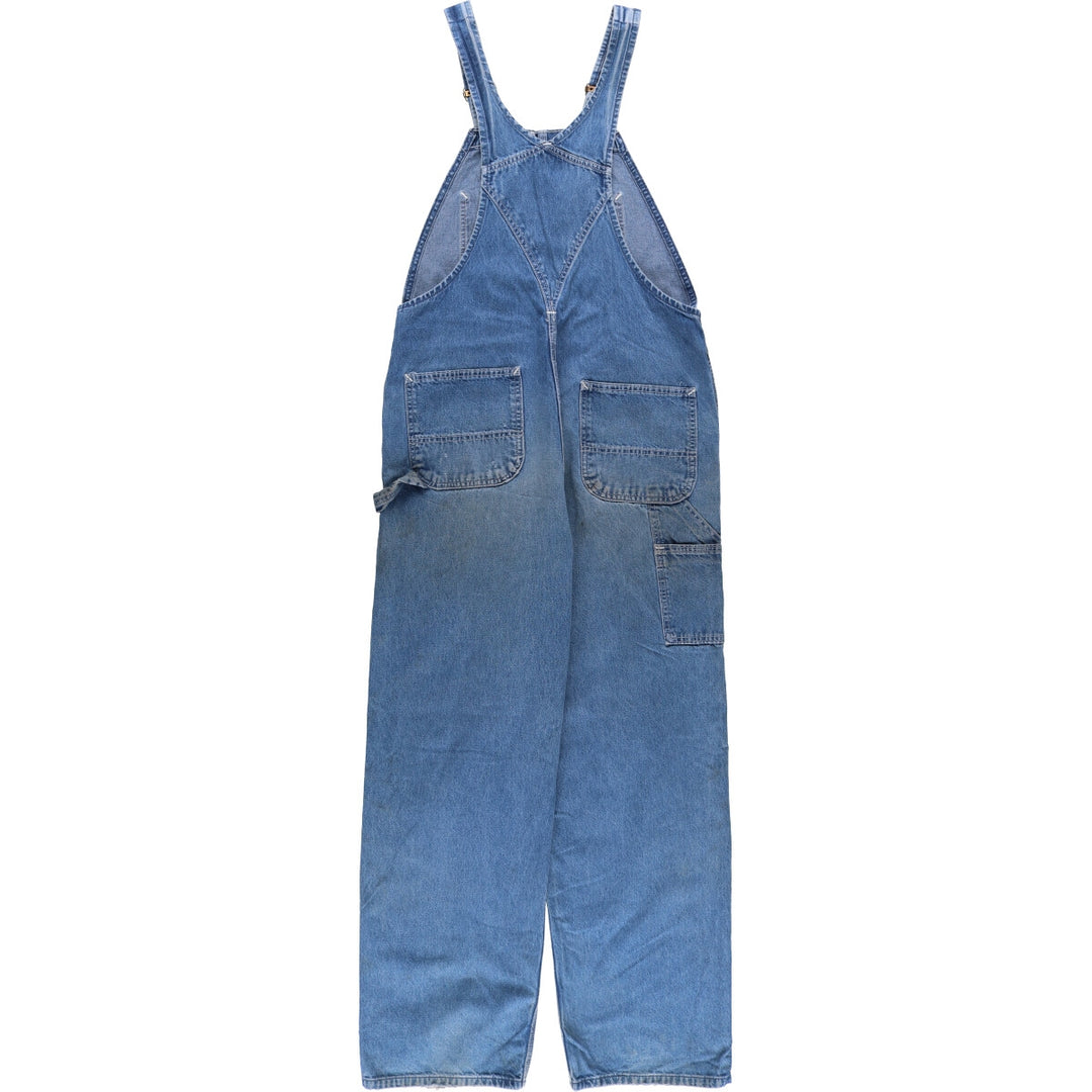 00'S Carhartt denim overalls, made in the USA, men's w36 equivalent cotton blue type Vintage Second Hand