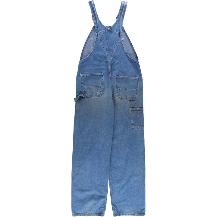 00'S Carhartt denim overalls, made in the USA, men's w36 equivalent cotton blue type Vintage Second Hand