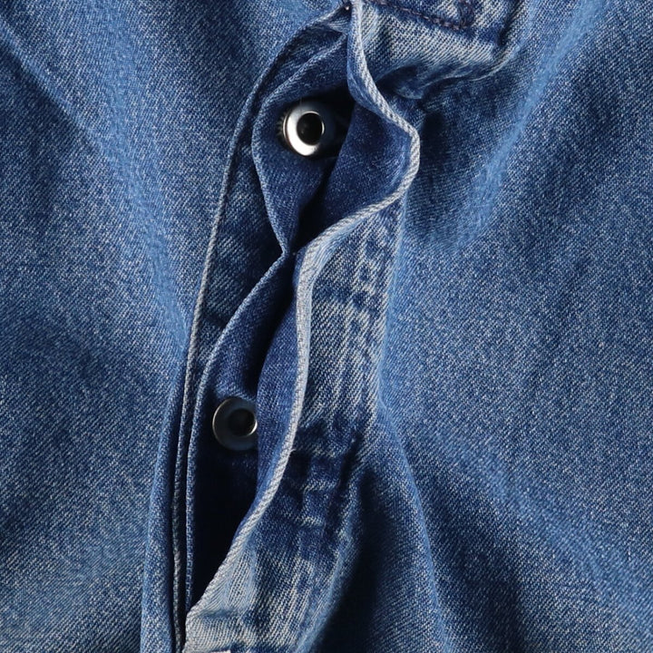 00'S Carhartt denim overalls, made in the USA, men's w36 equivalent cotton blue type Vintage Second Hand