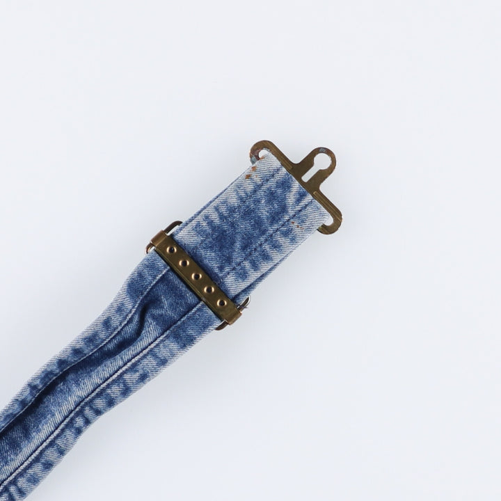 00'S Carhartt denim overalls, made in the USA, men's w36 equivalent cotton blue type Vintage Second Hand