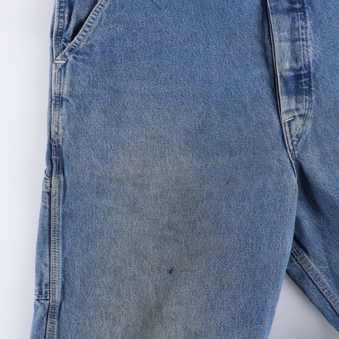 00'S Carhartt denim overalls, made in the USA, men's w36 equivalent cotton blue type Vintage Second Hand
