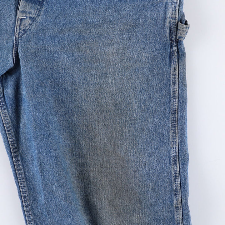 00'S Carhartt denim overalls, made in the USA, men's w36 equivalent cotton blue type Vintage Second Hand