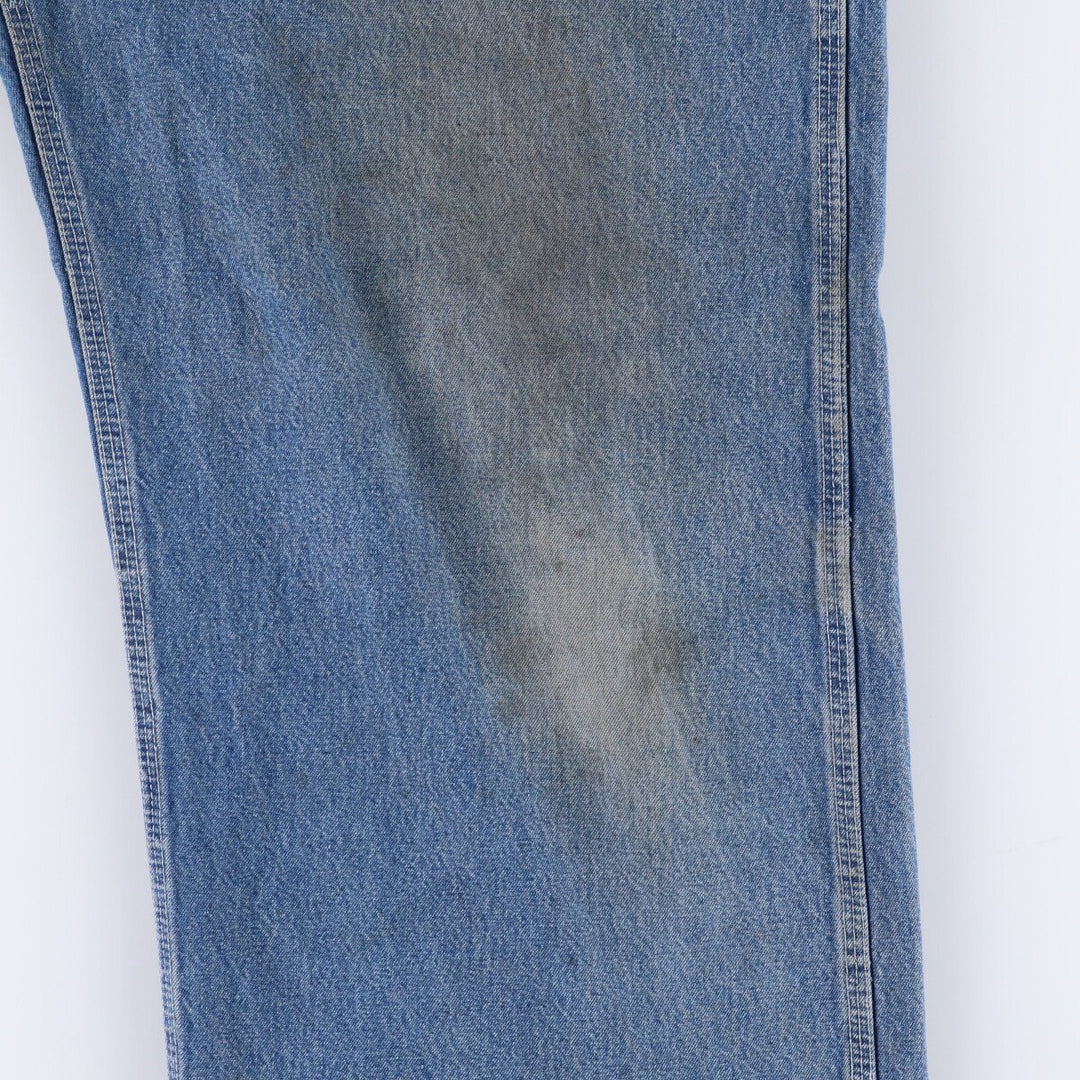 00'S Carhartt denim overalls, made in the USA, men's w36 equivalent cotton blue type Vintage Second Hand