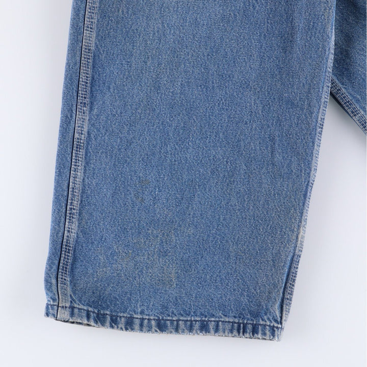 00'S Carhartt denim overalls, made in the USA, men's w36 equivalent cotton blue type Vintage Second Hand