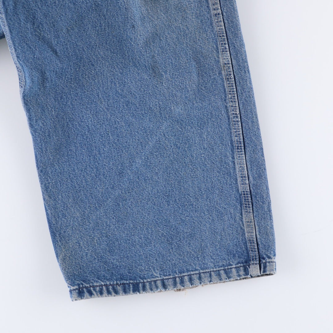 00'S Carhartt denim overalls, made in the USA, men's w36 equivalent cotton blue type Vintage Second Hand