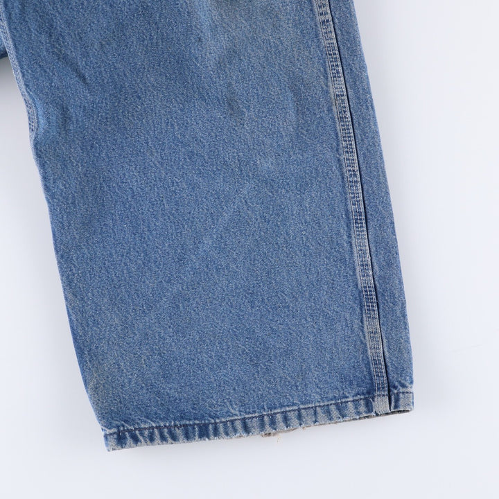 00'S Carhartt denim overalls, made in the USA, men's w36 equivalent cotton blue type Vintage Second Hand