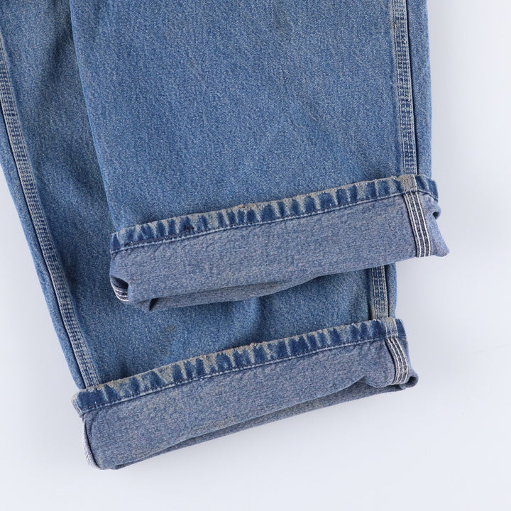 00'S Carhartt denim overalls, made in the USA, men's w36 equivalent cotton blue type Vintage Second Hand