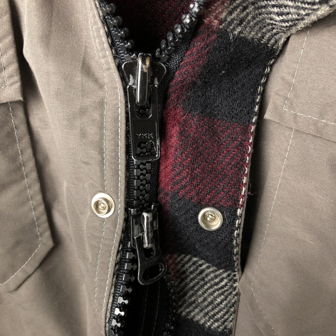 Vintage 1980'S LL Bean Baxter State Parka mountain parka/shell jacket, made in the USA, size L, men's Nylon gray type Vintage Second Hand