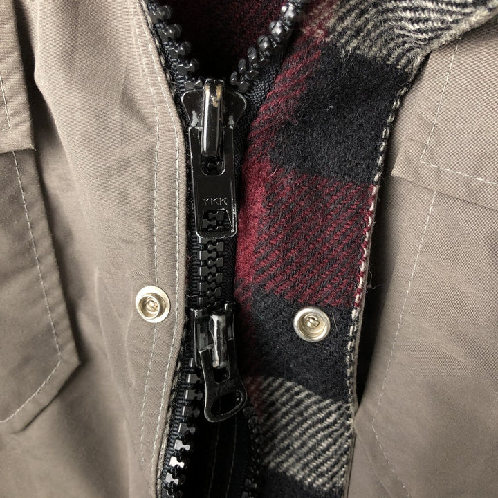 Vintage 1980'S LL Bean Baxter State Parka mountain parka/shell jacket, made in the USA, size L, men's Nylon gray type Vintage Second Hand