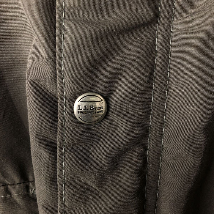Vintage 1980'S LL Bean Baxter State Parka mountain parka/shell jacket, made in the USA, size L, men's Nylon gray type Vintage Second Hand