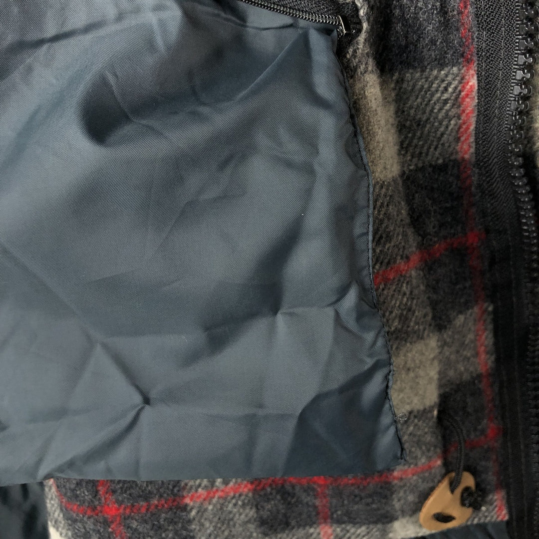 80'S WOOLRICH Mountain Parka Shell Jacket Made in USA Men's XL Vintage cotton navy blue type Vintage Second Hand